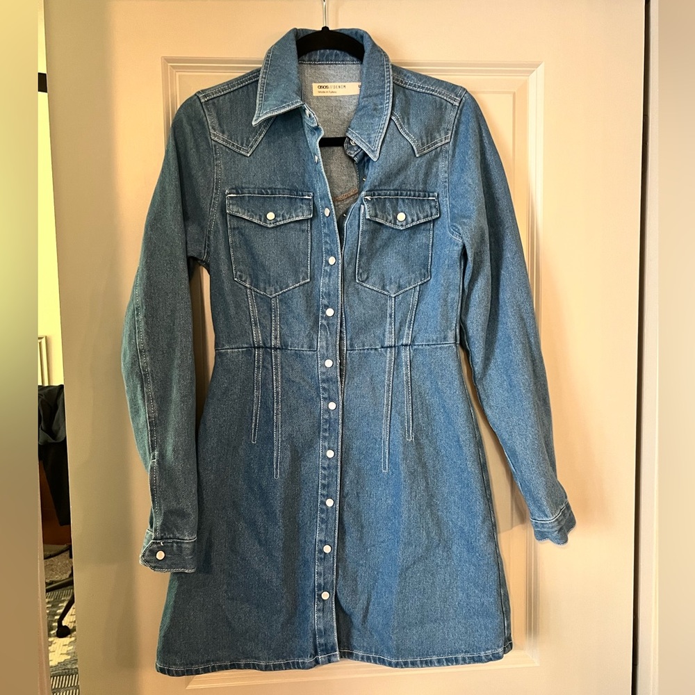 ASOS denim dress